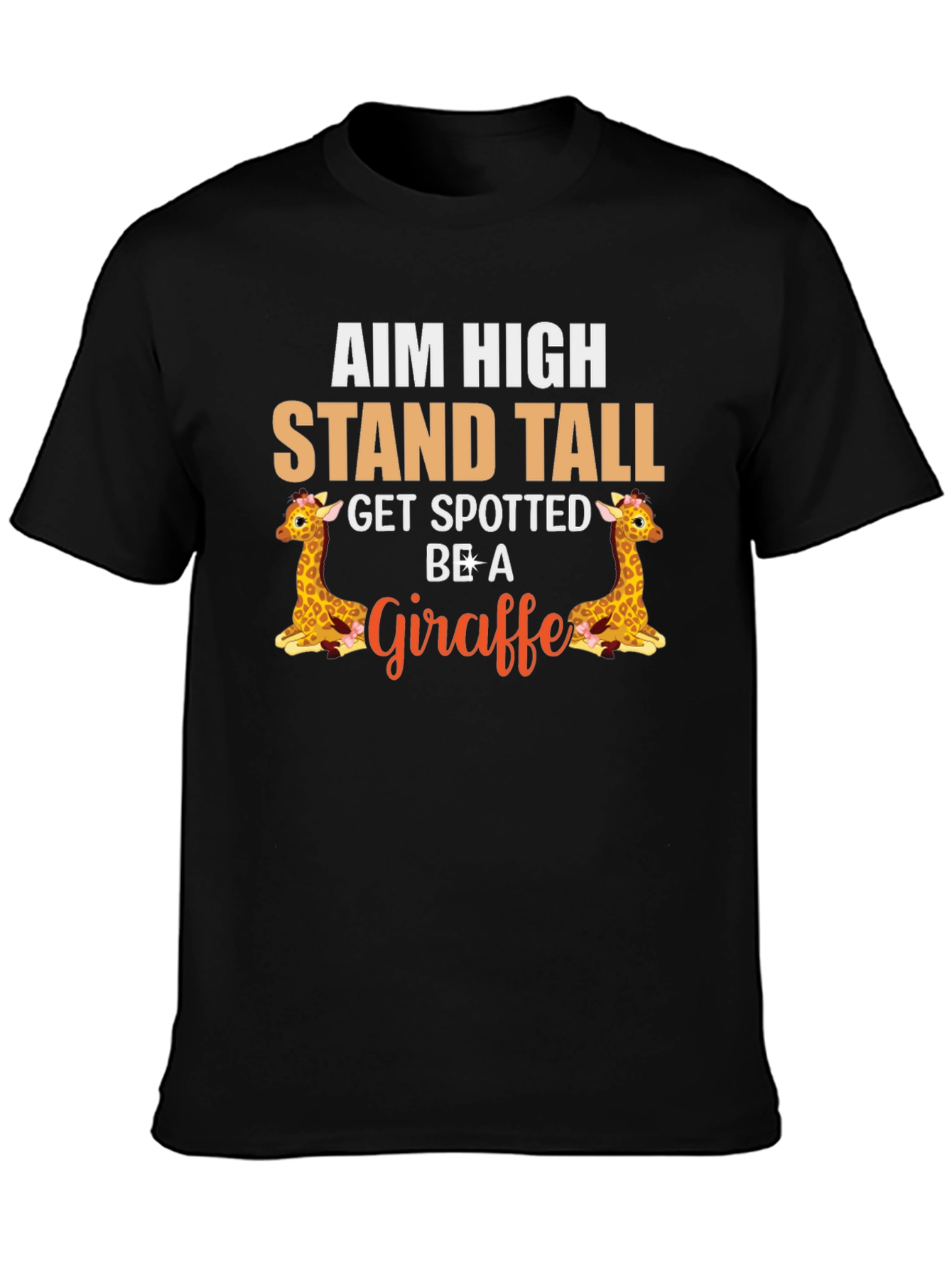 Aim High Giraffe Graphic Tee