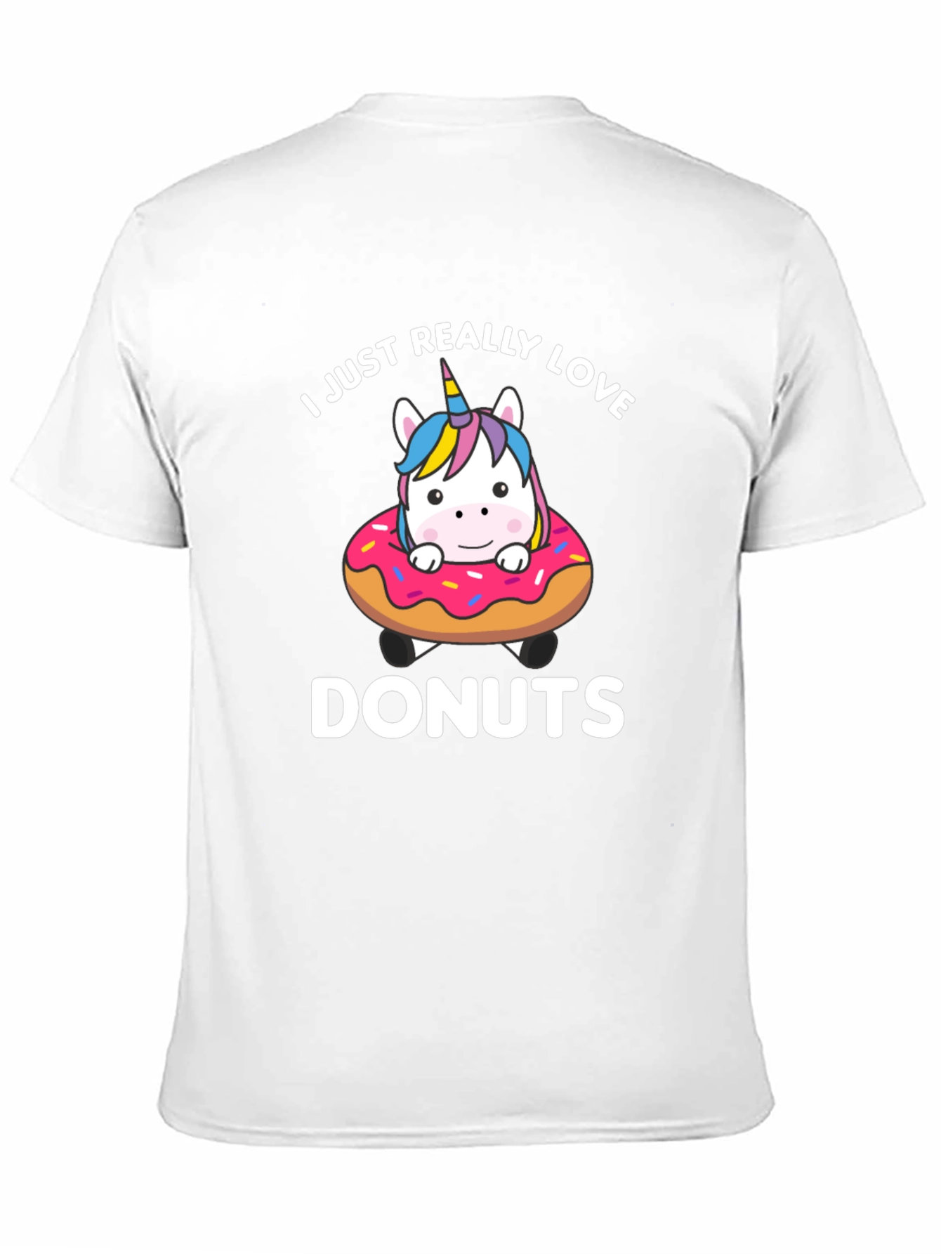 I Love Donuts Unicorn T-Shirt