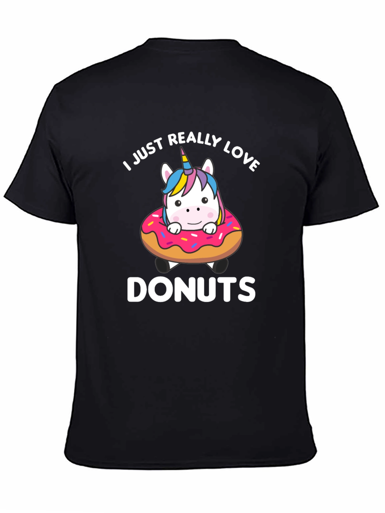 I Love Donuts Unicorn T-Shirt