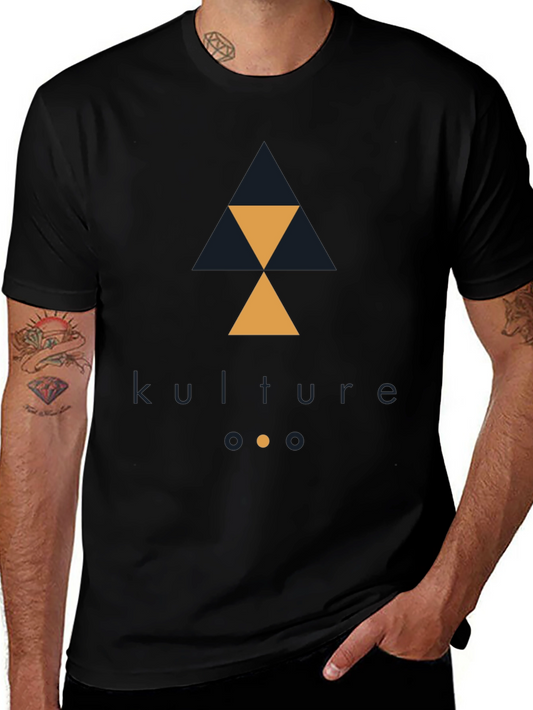 Kulture Geometric Tee - Modern Graphic Design