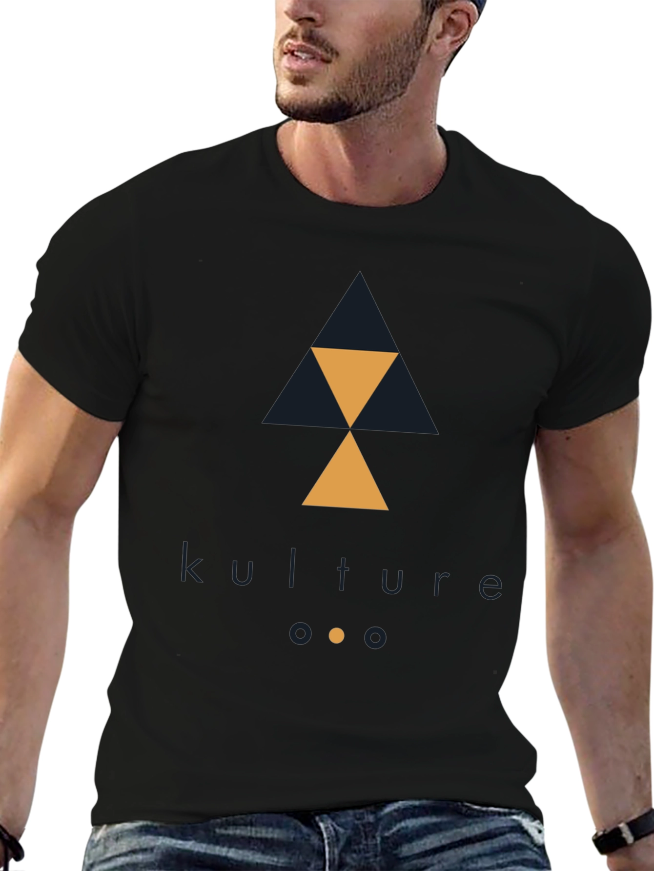 Kulture Geometric Tee - Modern Graphic Design