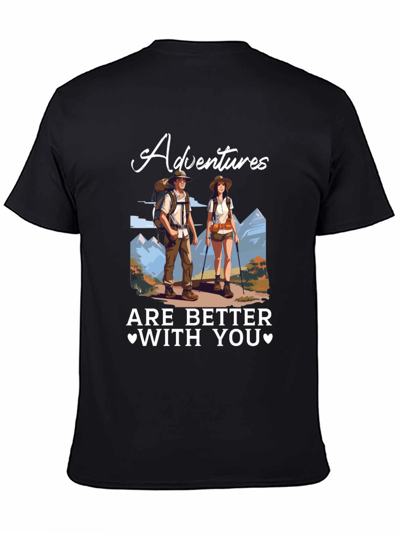 Adventure Time Tee - Couples Hiking T-Shirt