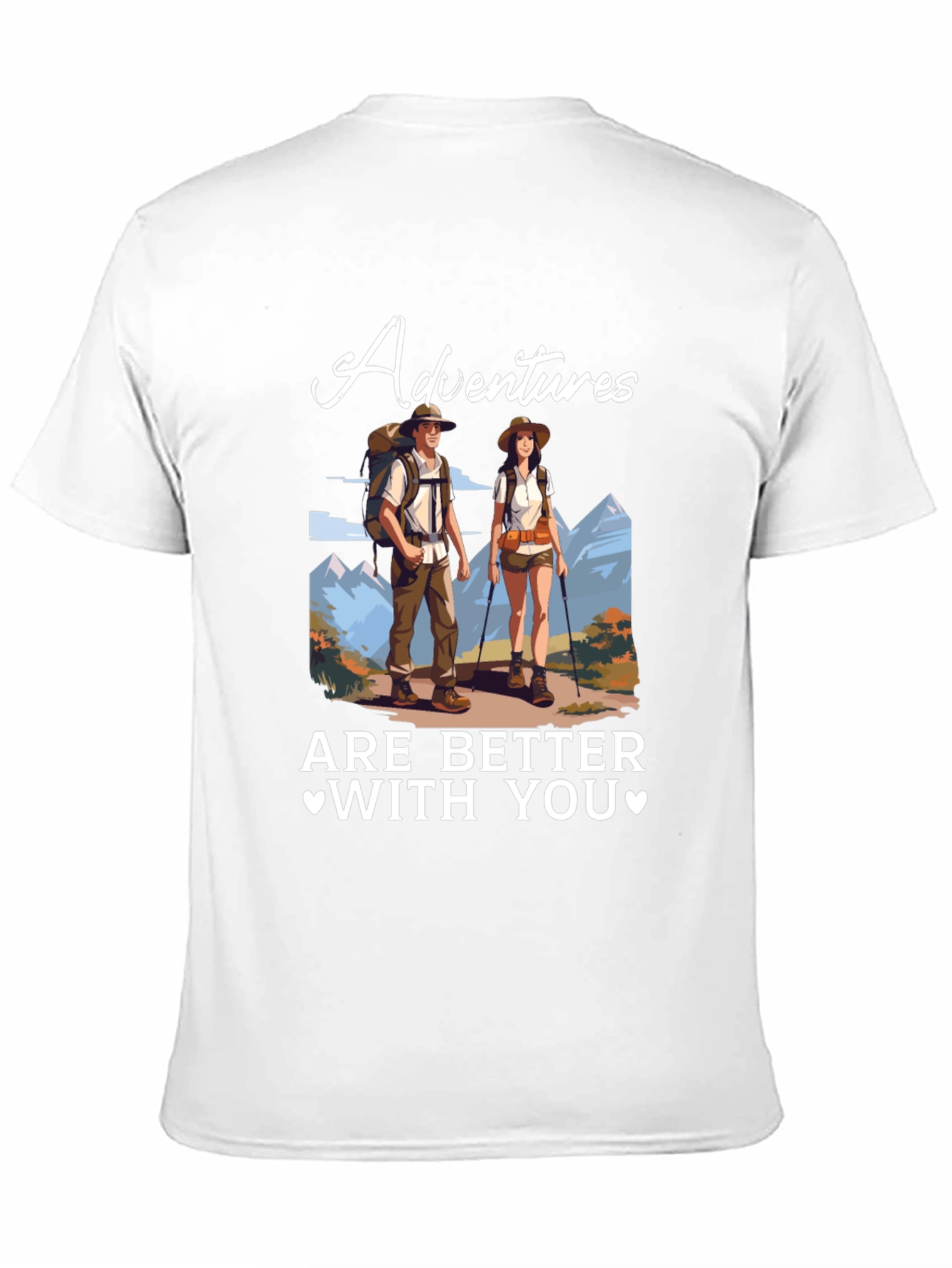 Adventure Time Tee - Couples Hiking T-Shirt