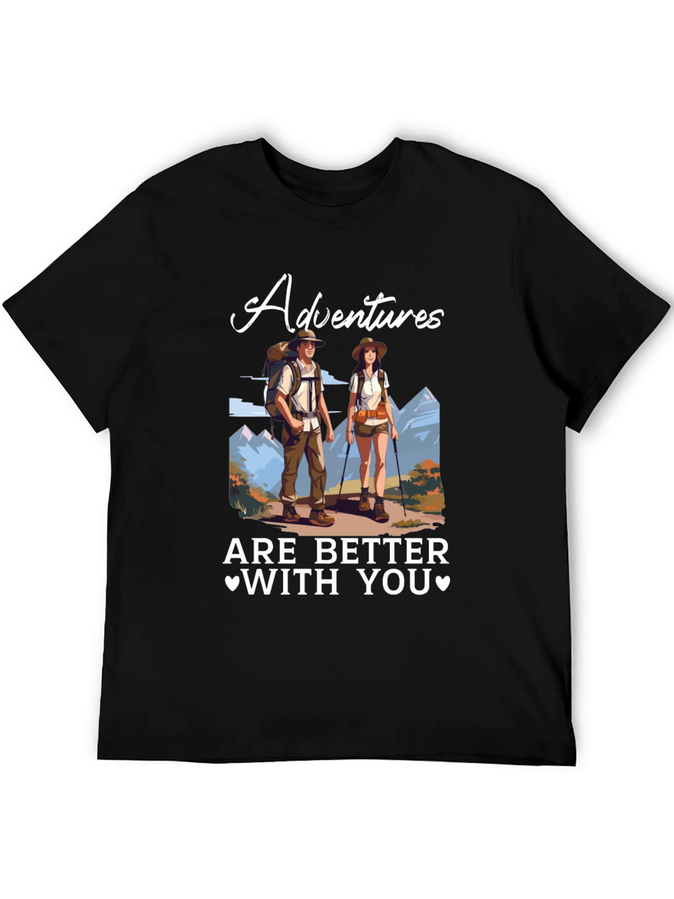 Adventure Time Tee - Couples Hiking T-Shirt