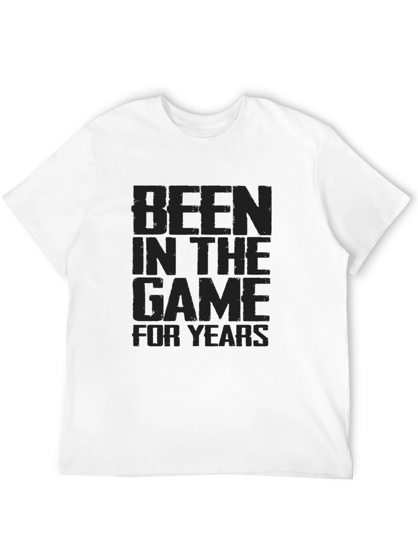 Been in the Game for Years Black T-Shirt