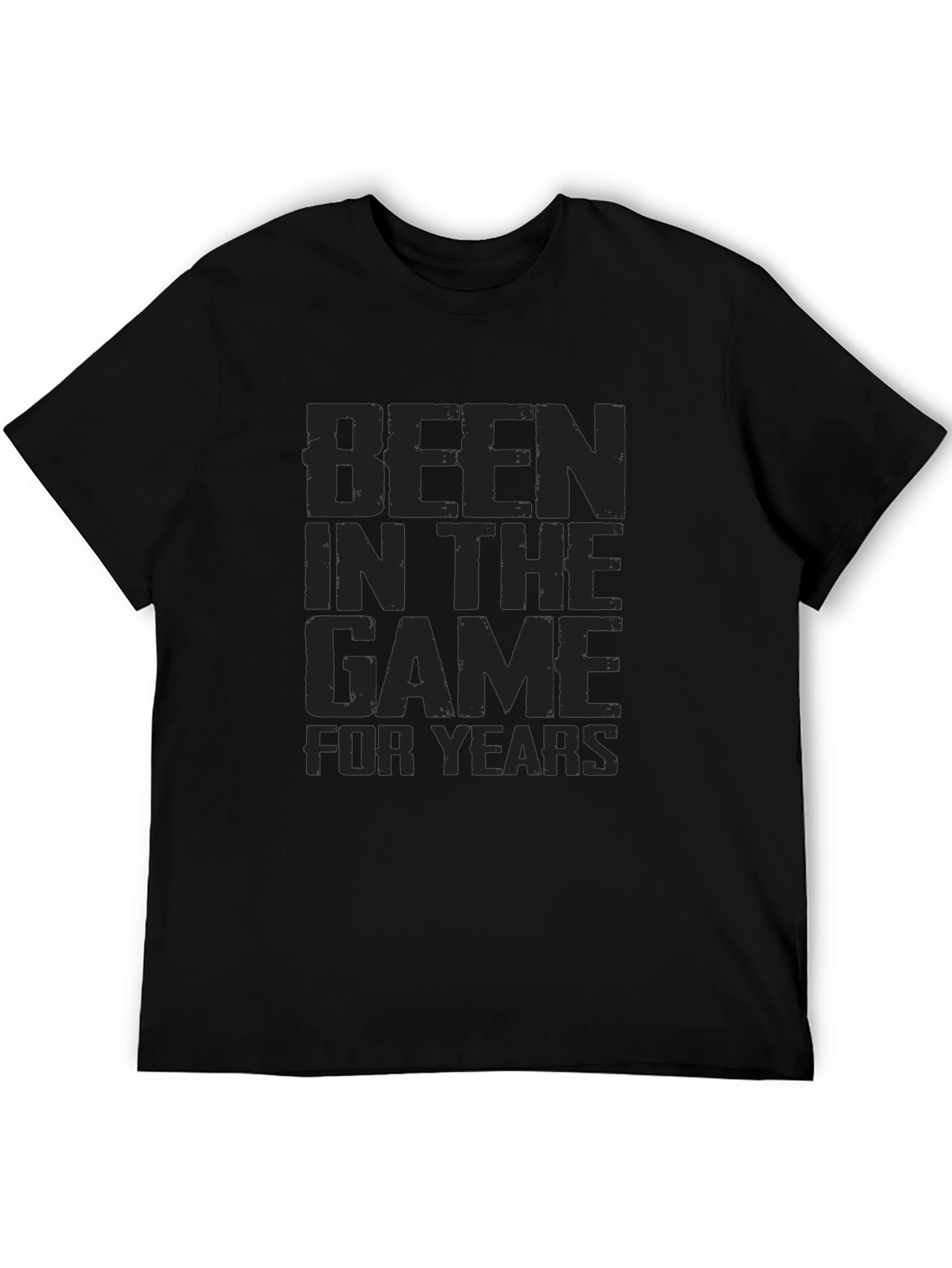 Been in the Game for Years Black T-Shirt
