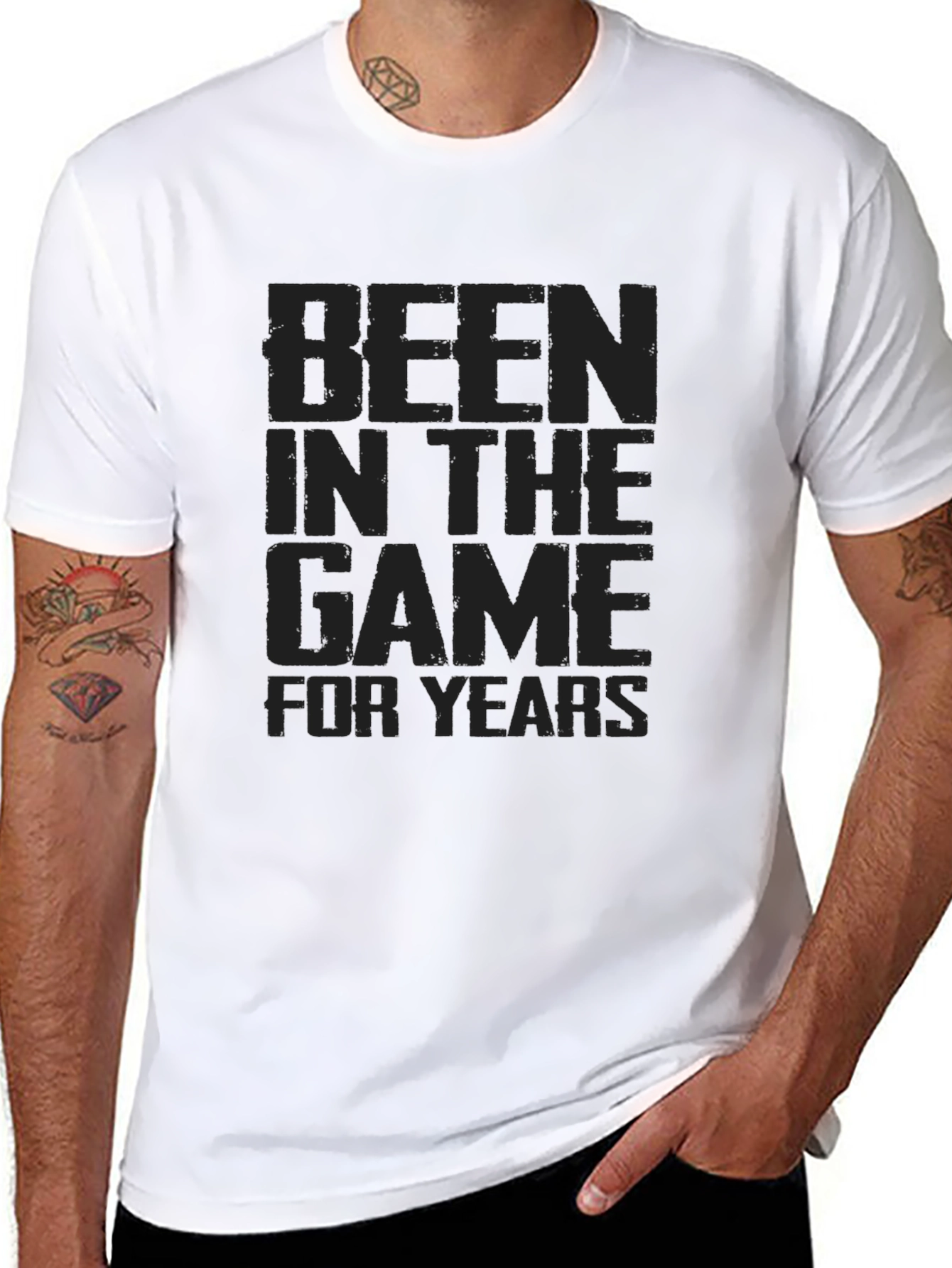 Been in the Game for Years Black T-Shirt