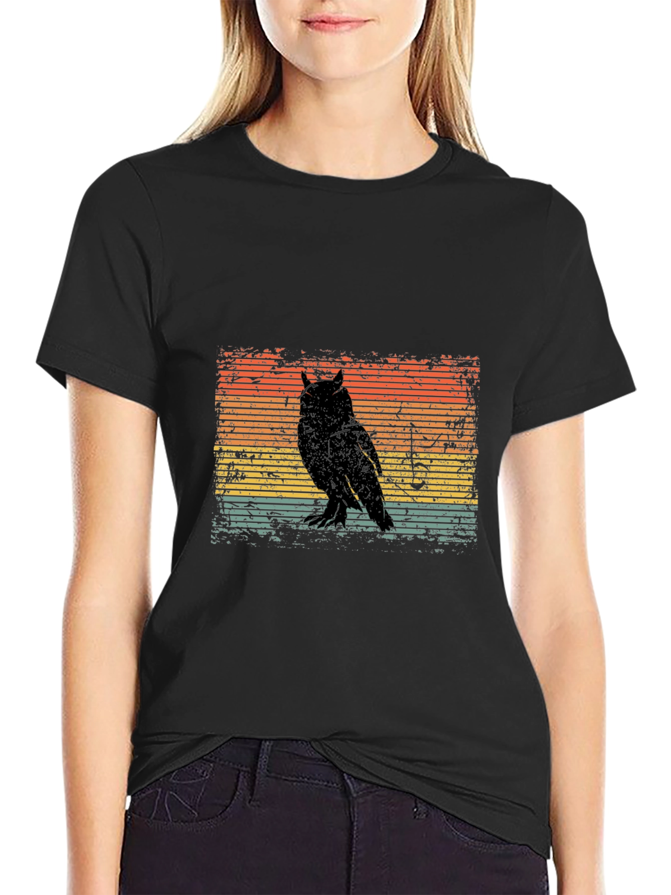 Retro Owl Silhouette T-Shirt