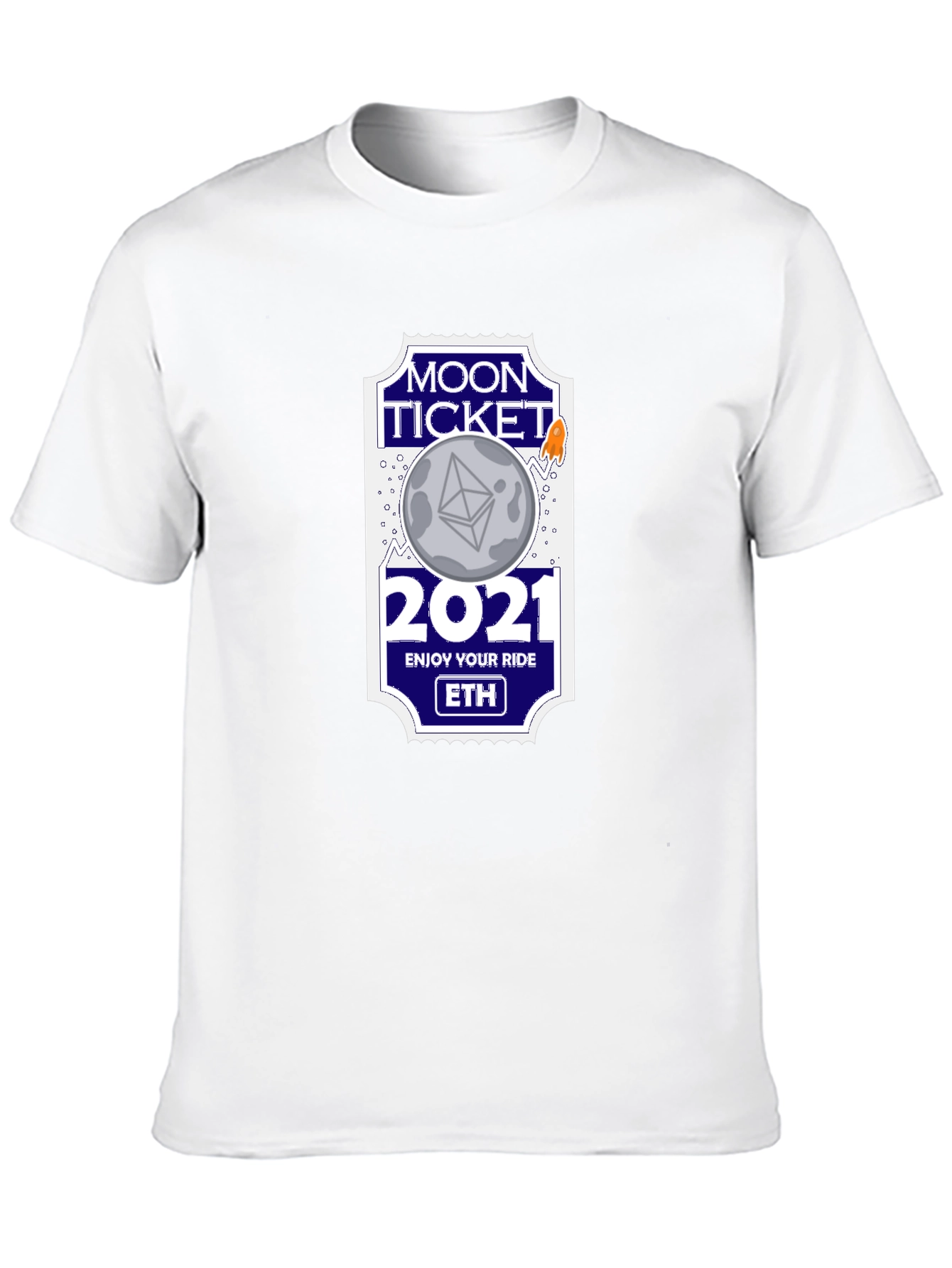 Moon Ticket 2021 ETH Black T-Shirt