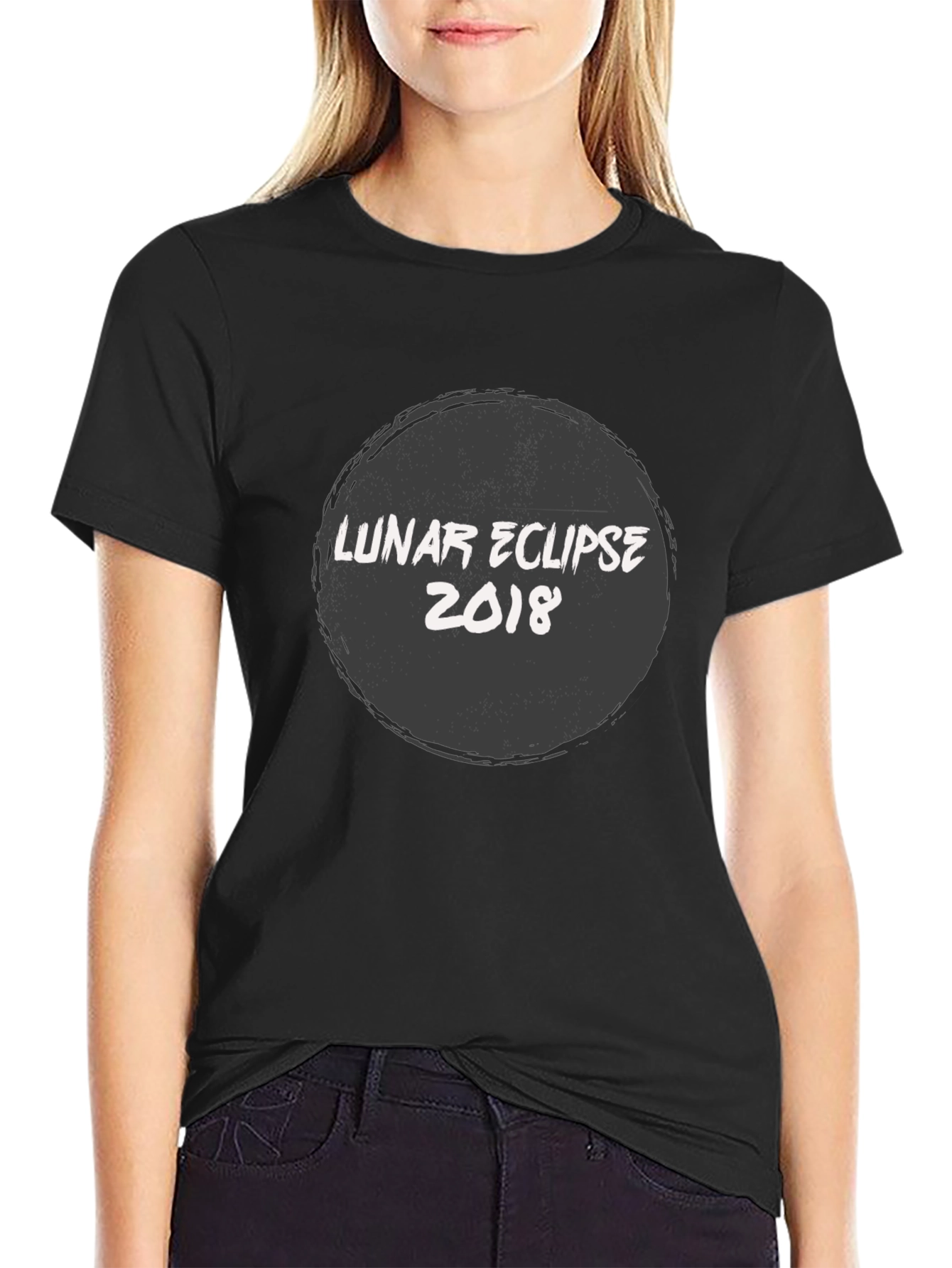 Lunar Eclipse 2018 Black T-Shirt