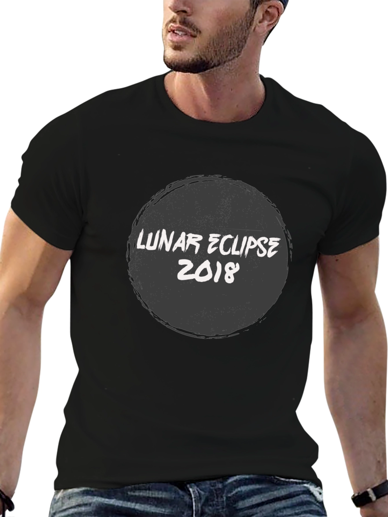 Lunar Eclipse 2018 Black T-Shirt