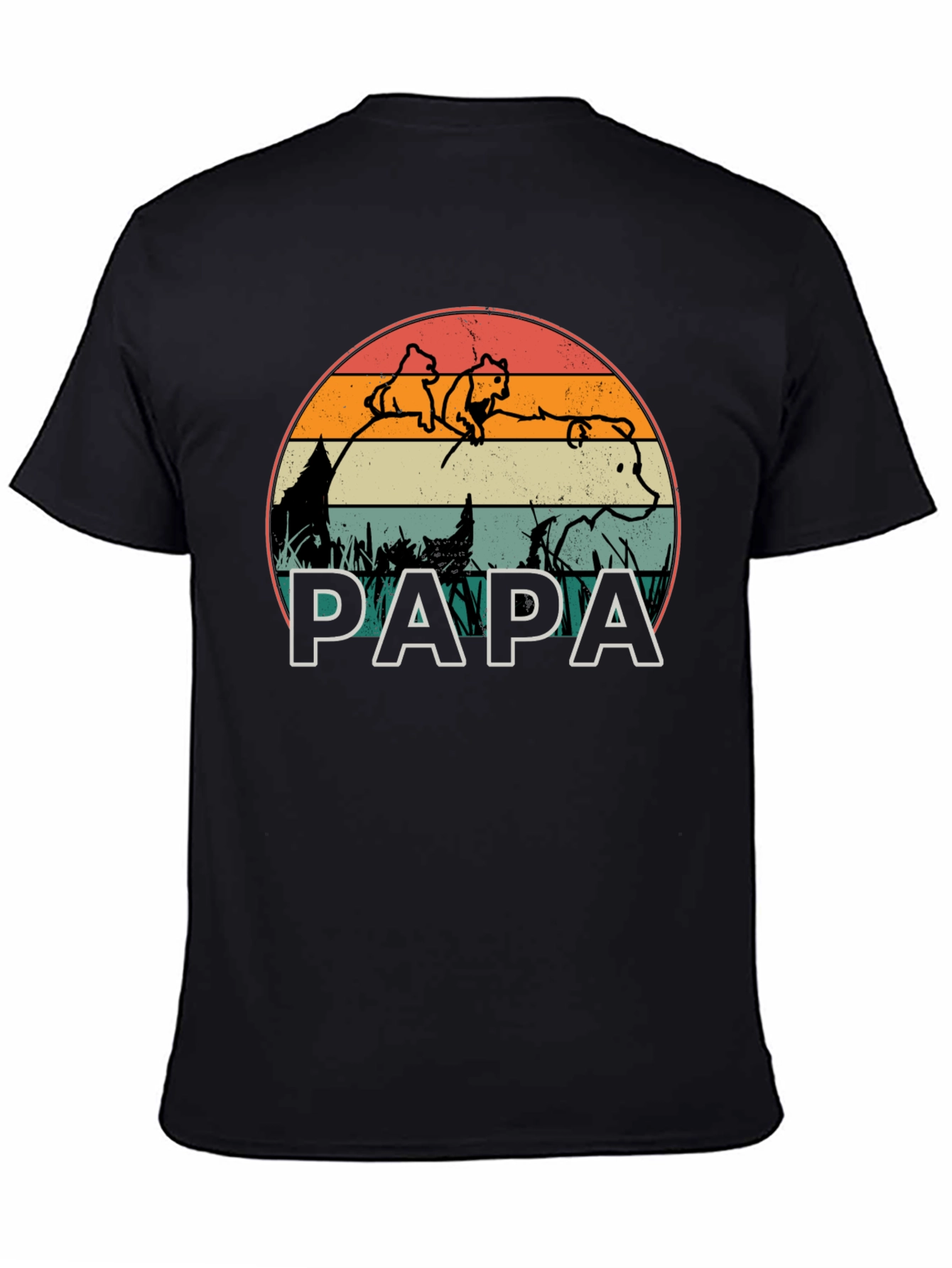Papa Bear T-Shirt - Family Matching Outfit