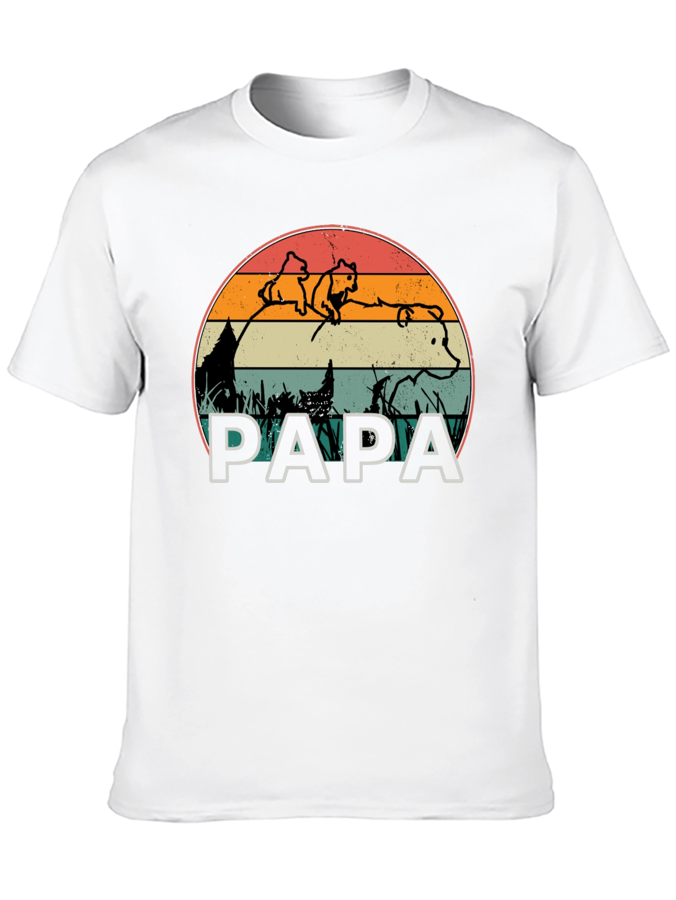 Papa Bear T-Shirt - Family Matching Outfit