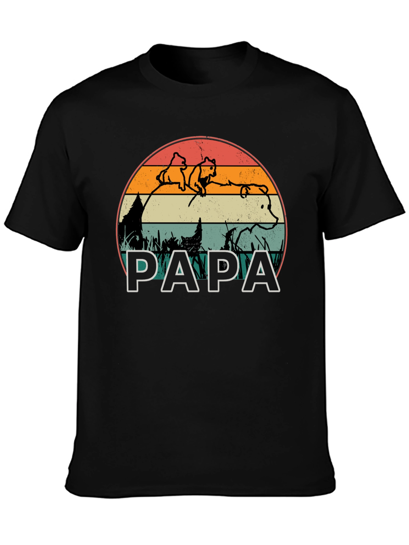 Papa Bear T-Shirt - Family Matching Outfit