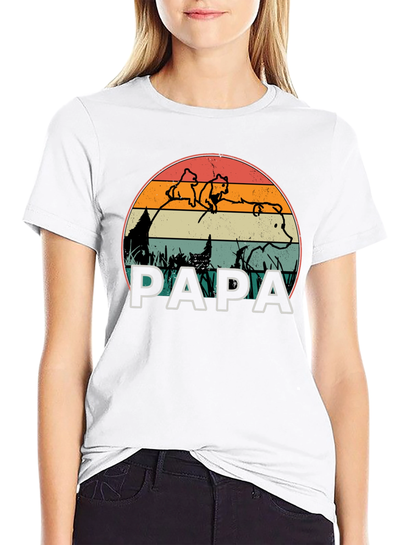 Papa Bear T-Shirt - Family Matching Outfit