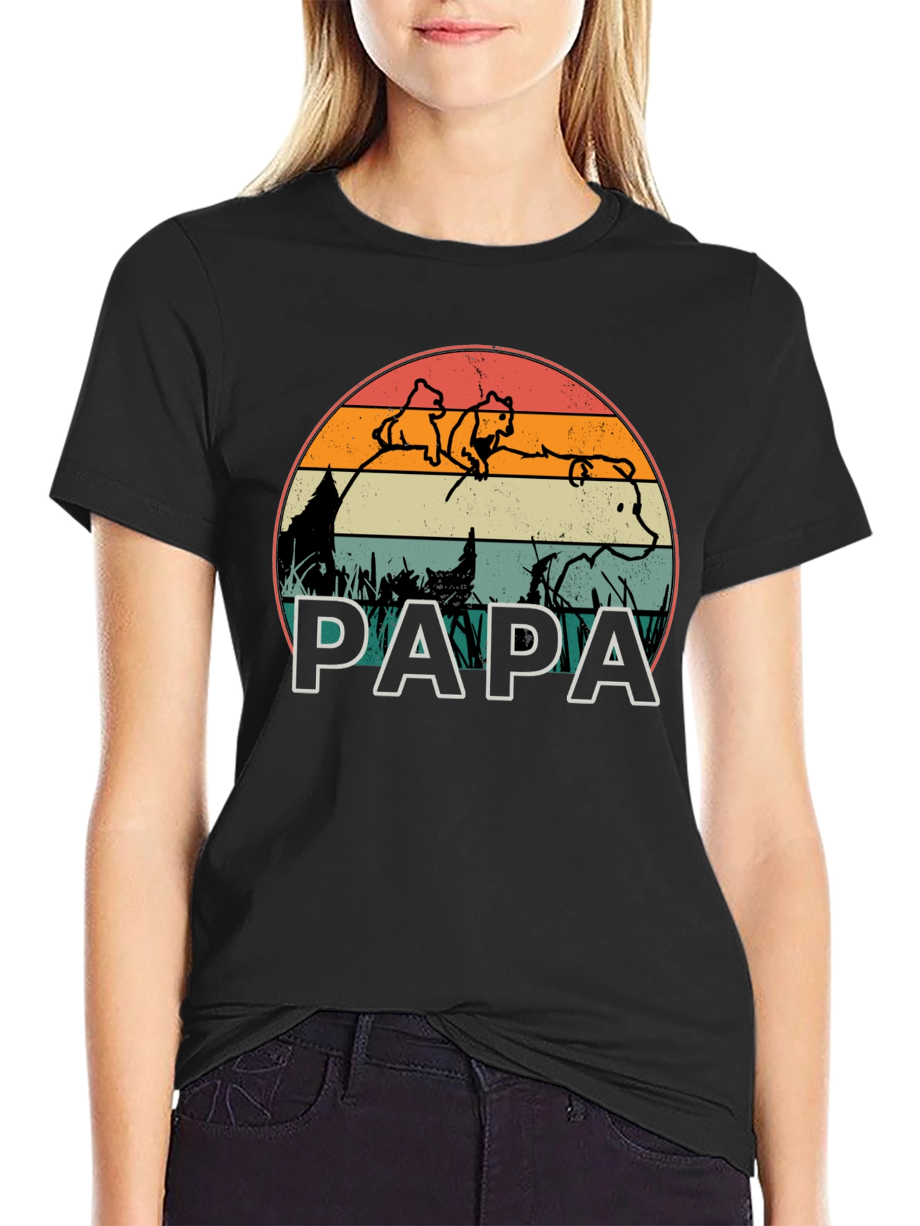 Papa Bear T-Shirt - Family Matching Outfit