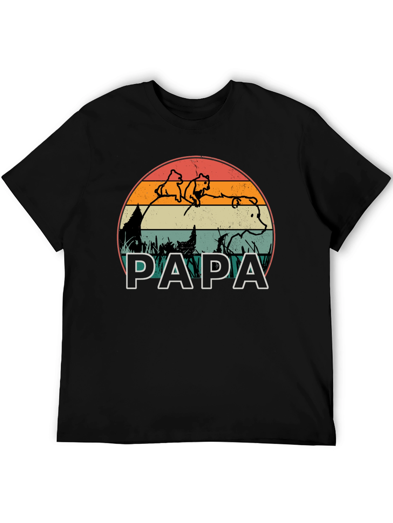 Papa Bear T-Shirt - Family Matching Outfit
