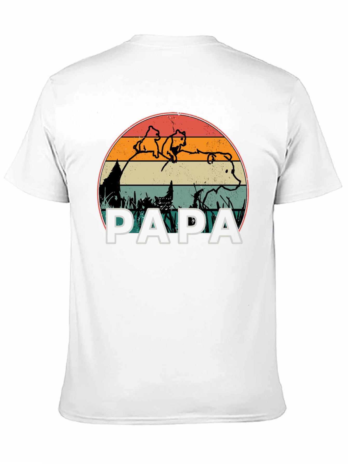 Papa Bear T-Shirt - Family Matching Outfit