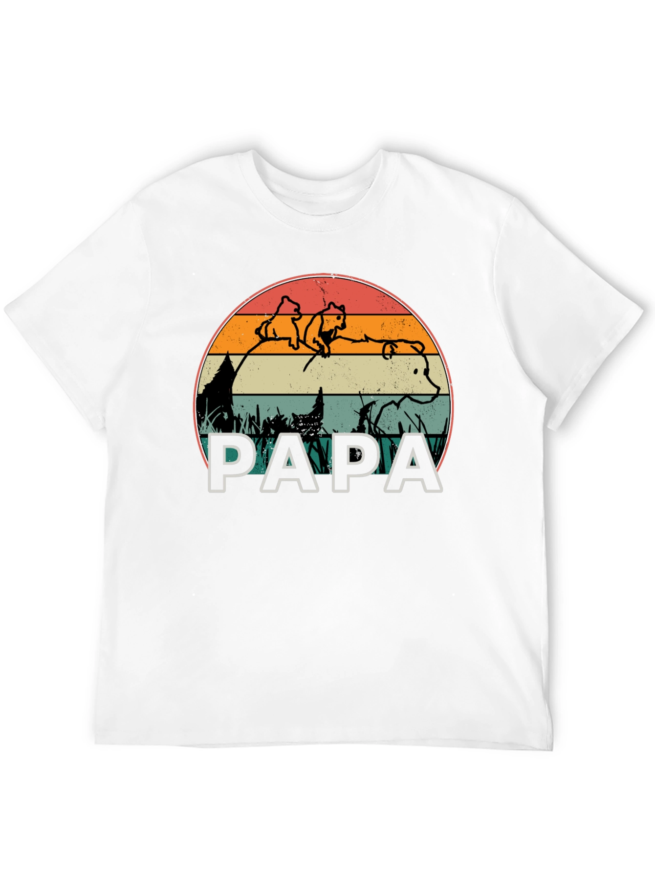 Papa Bear T-Shirt - Family Matching Outfit