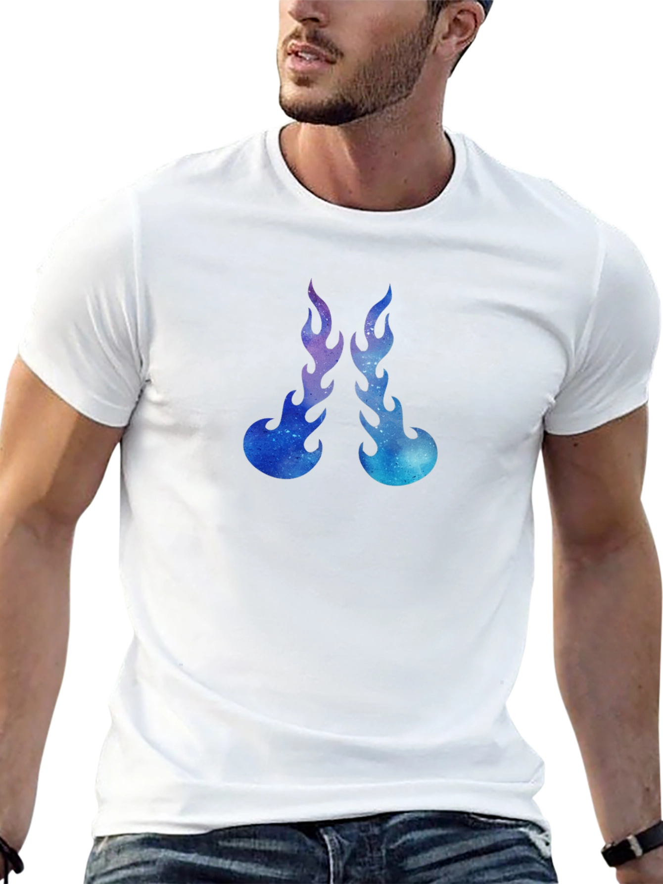 Galaxy Flame Graphic Tee