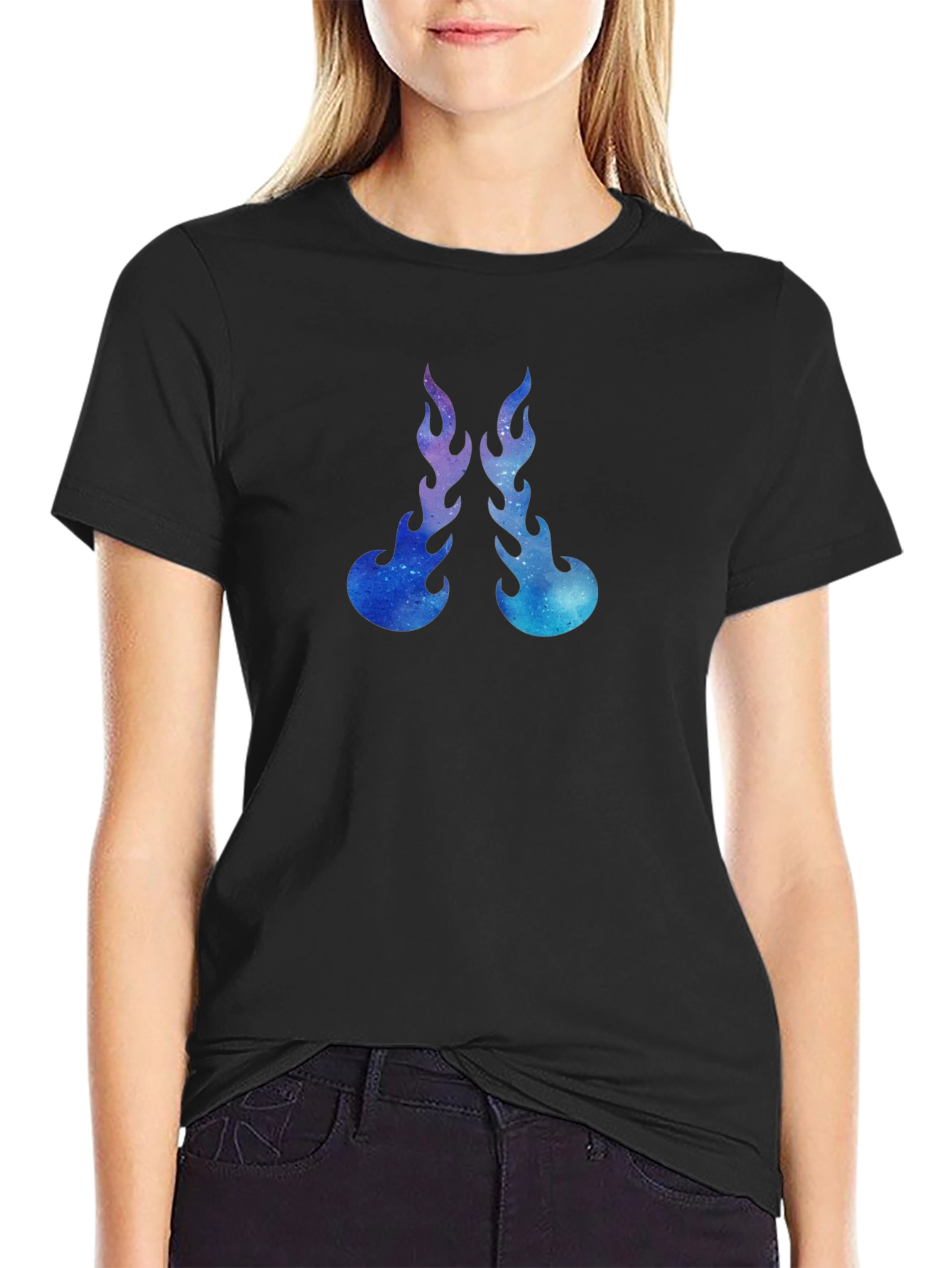 Galaxy Flame Graphic Tee