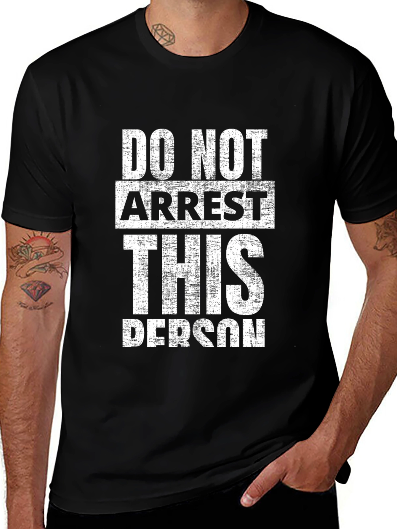 Do Not Arrest This Person Graphic Tee