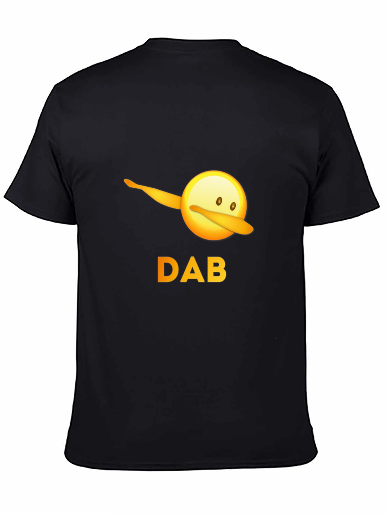 Dabbing Emoji Graphic Tee - Mens Black T-Shirt