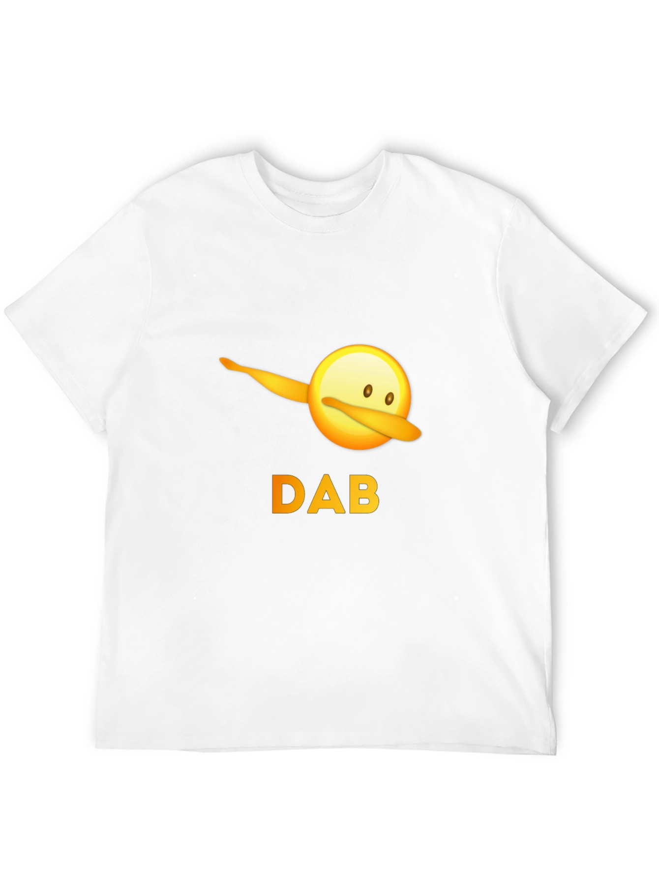 Dabbing Emoji Graphic Tee - Mens Black T-Shirt
