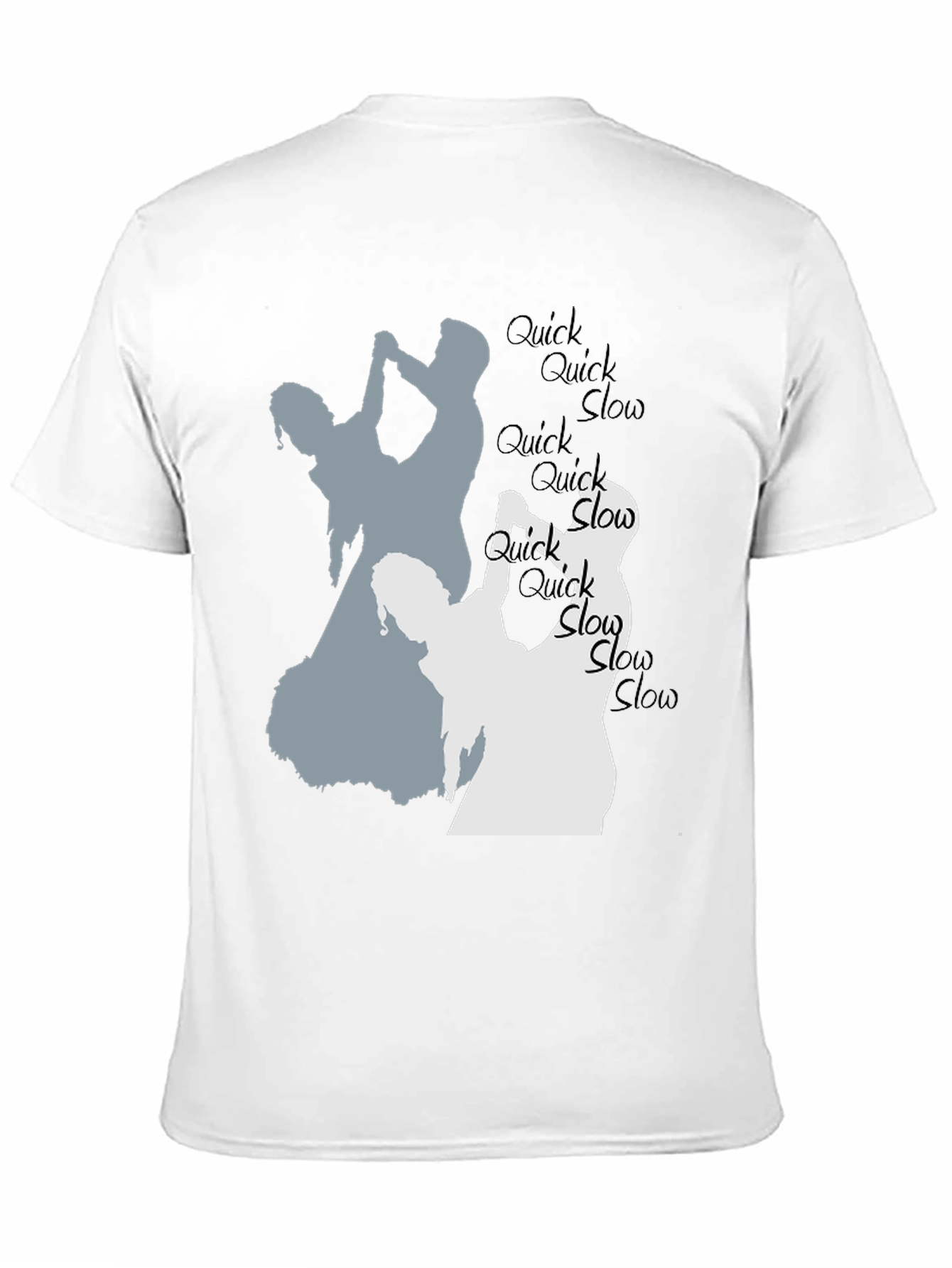 Dance Silhouette Graphic Tee - Quick Quick Slow Dance