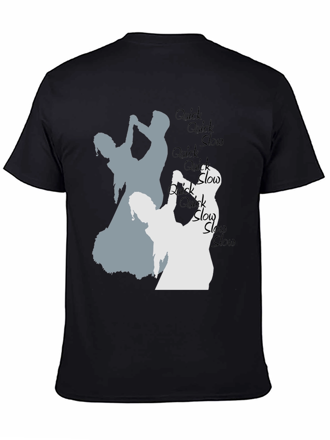 Dance Silhouette Graphic Tee - Quick Quick Slow Dance