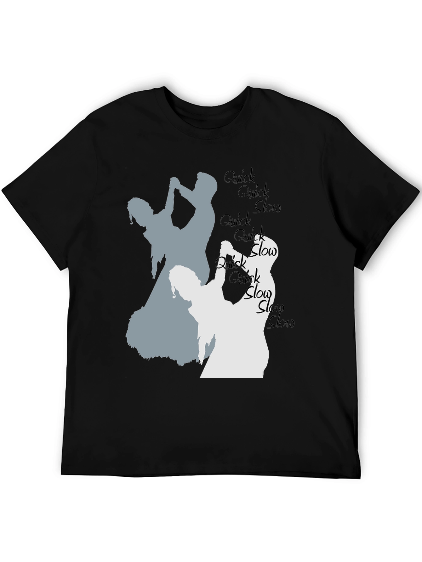 Dance Silhouette Graphic Tee - Quick Quick Slow Dance