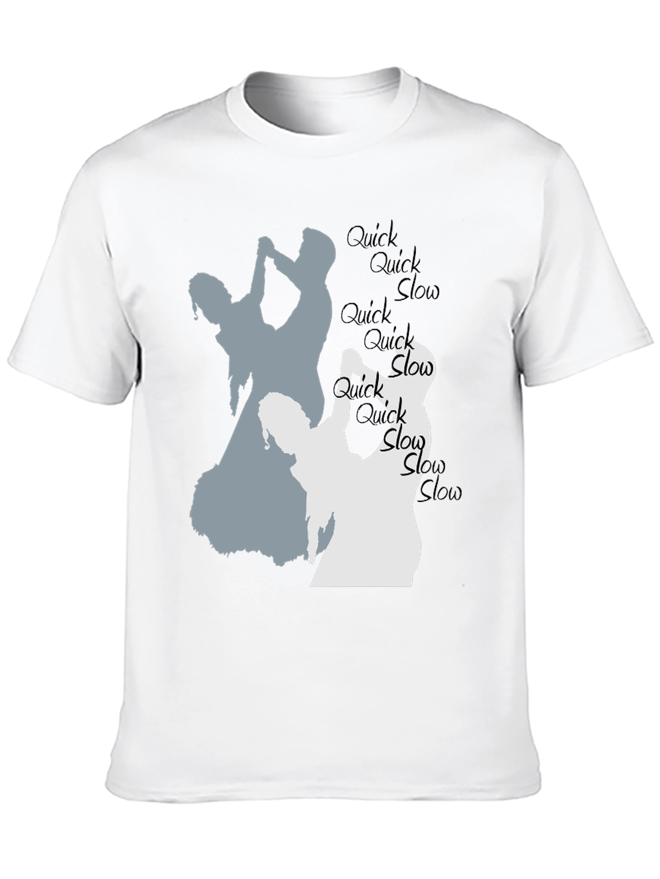 Dance Silhouette Graphic Tee - Quick Quick Slow Dance