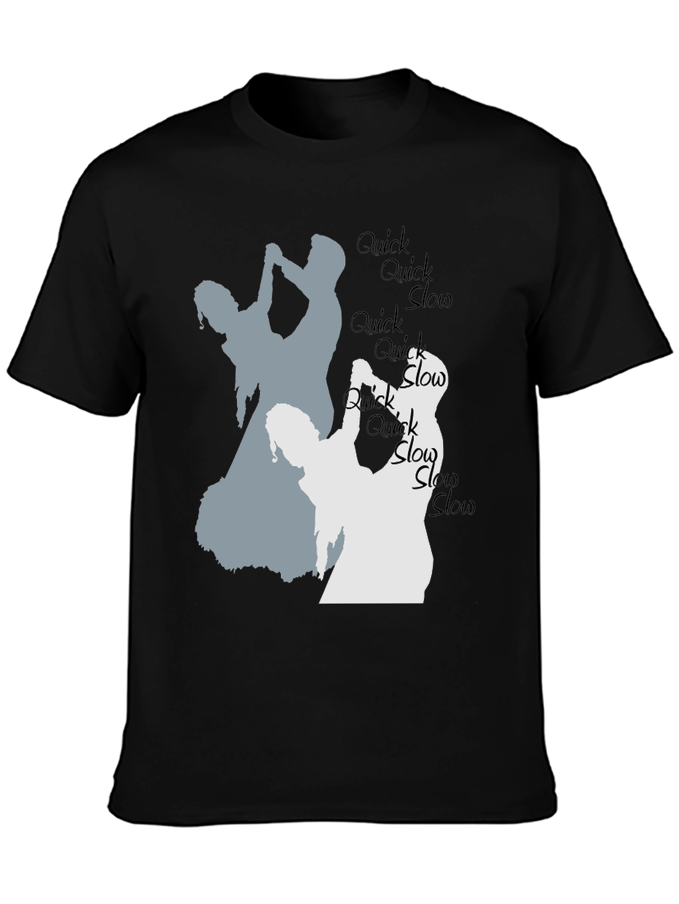 Dance Silhouette Graphic Tee - Quick Quick Slow Dance