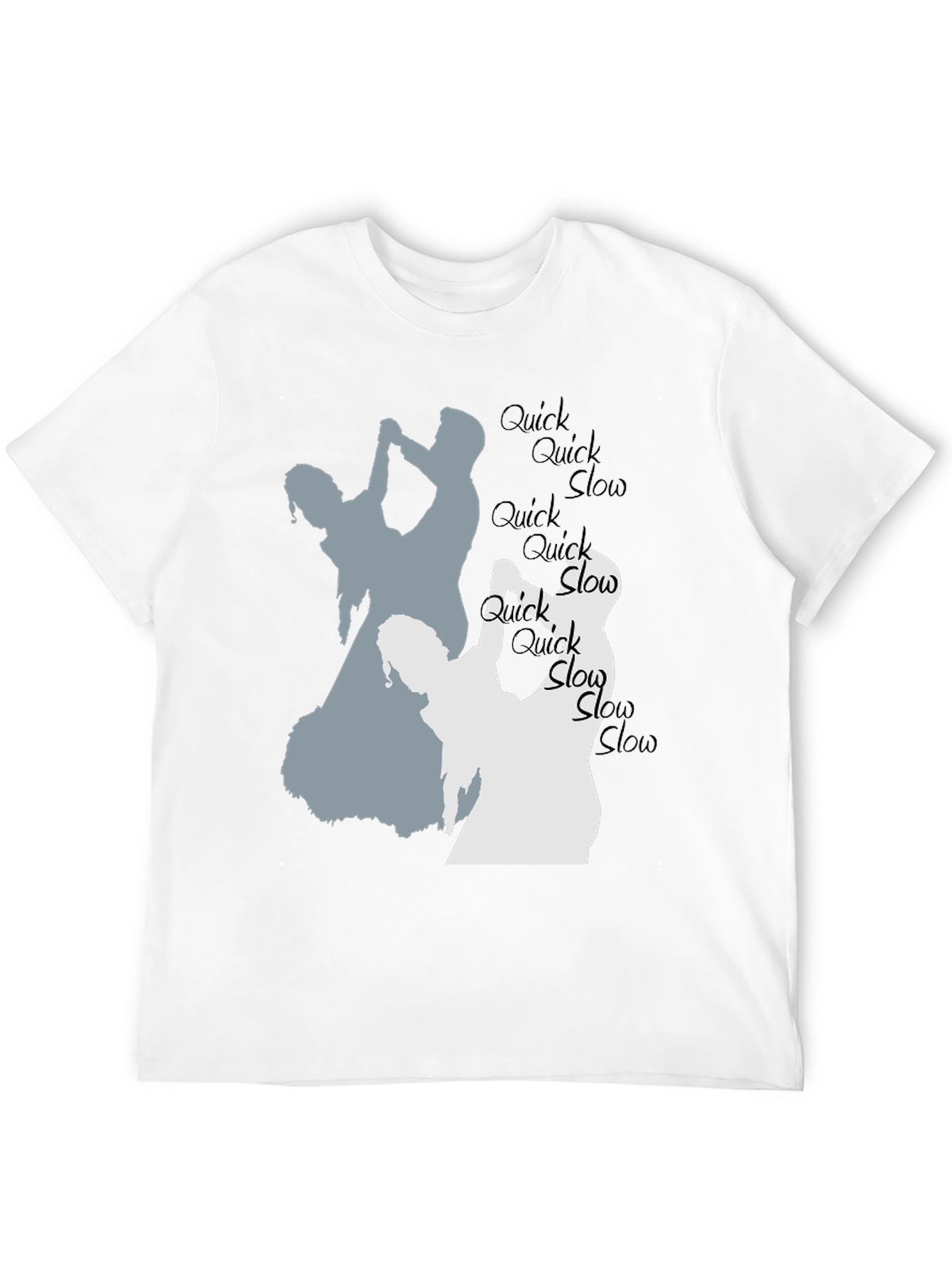 Dance Silhouette Graphic Tee - Quick Quick Slow Dance