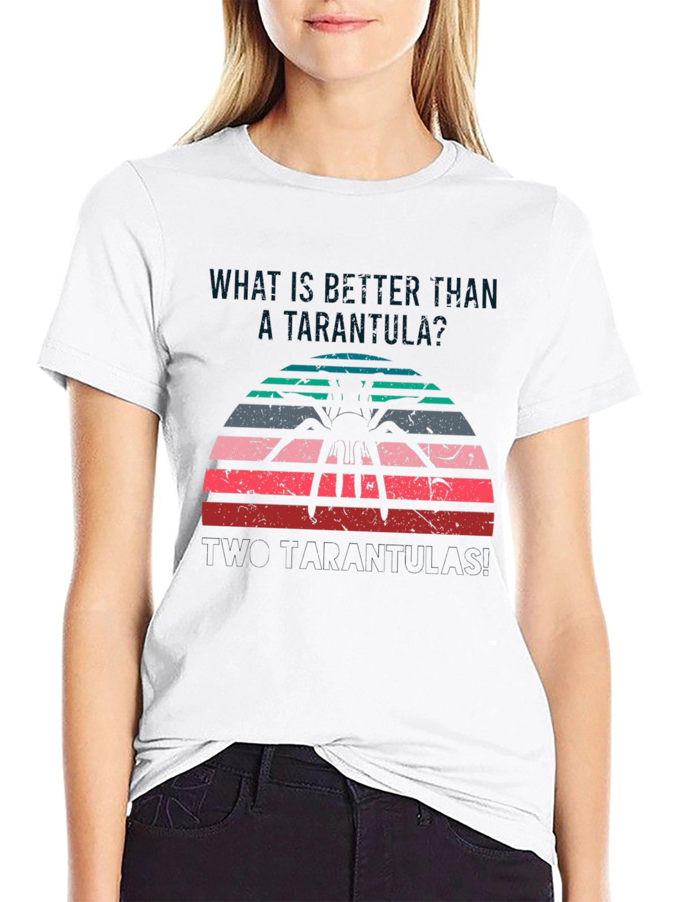 Tarantula Sunset Graphic T-Shirt