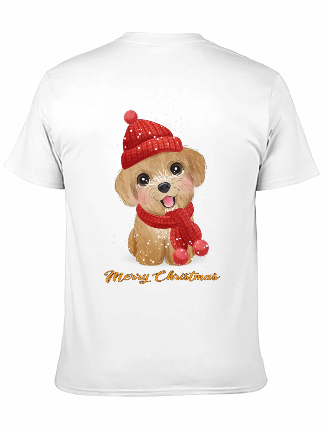 Festive Puppy Christmas T-Shirt
