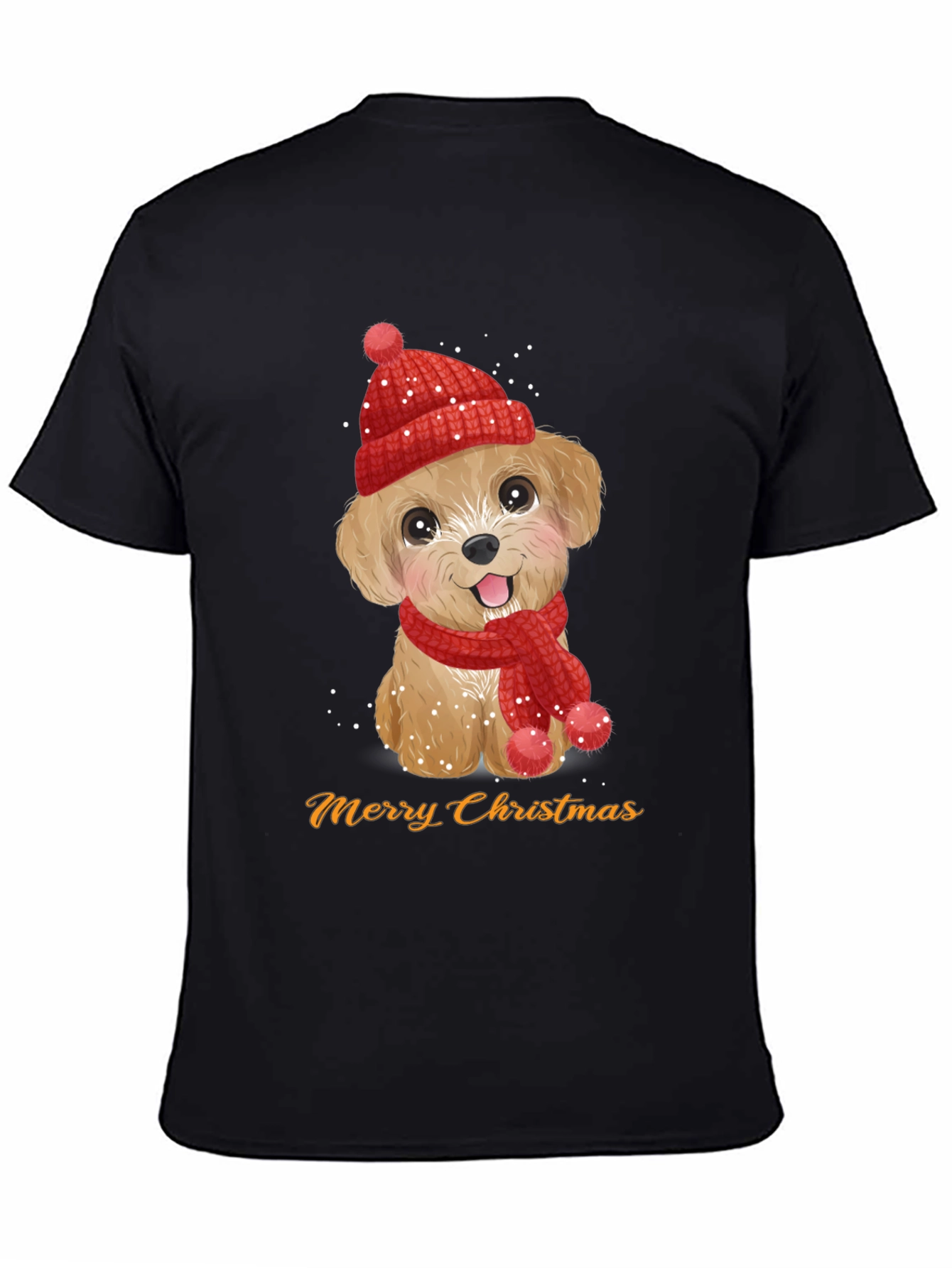 Festive Puppy Christmas T-Shirt