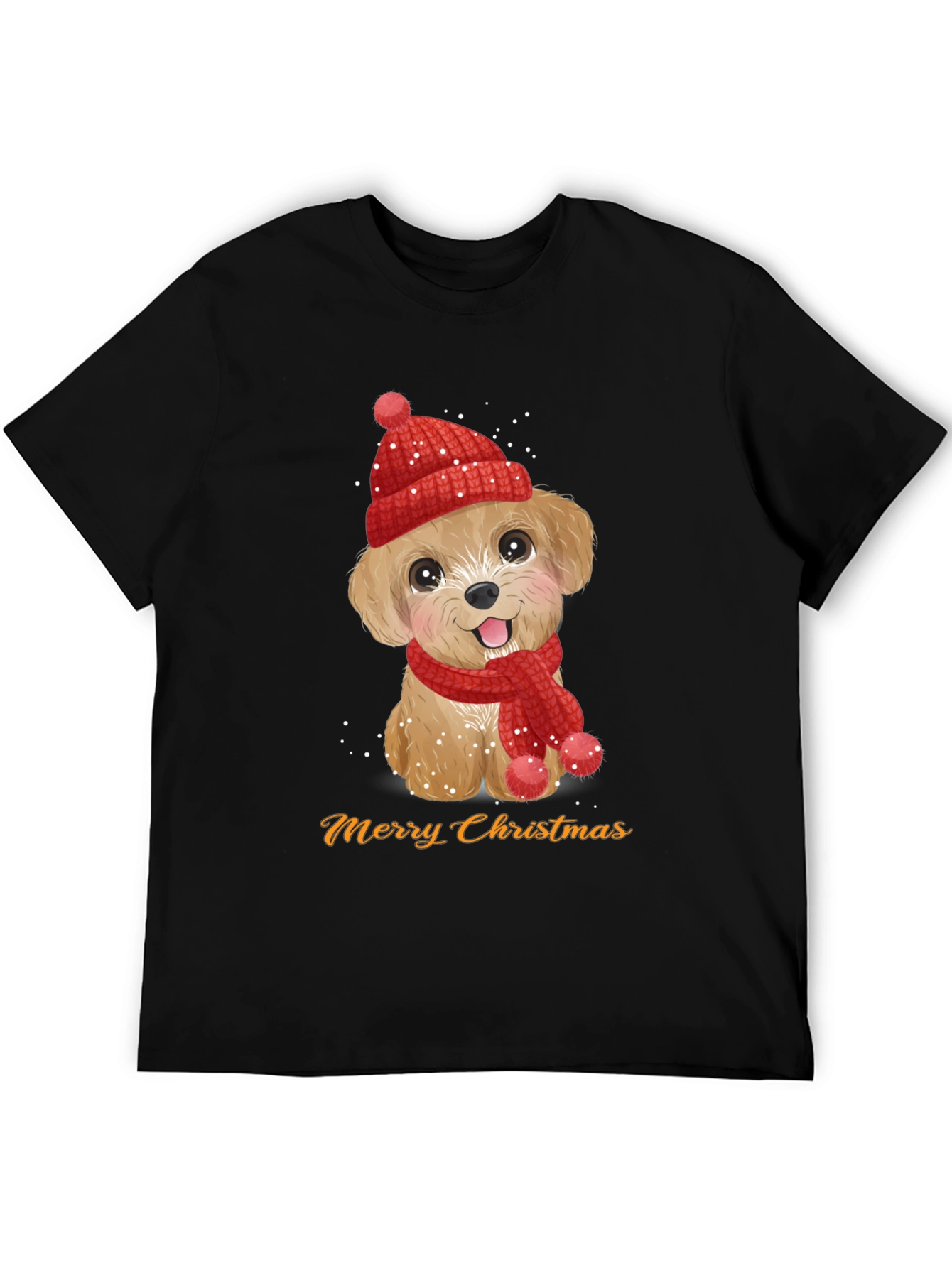 Festive Puppy Christmas T-Shirt