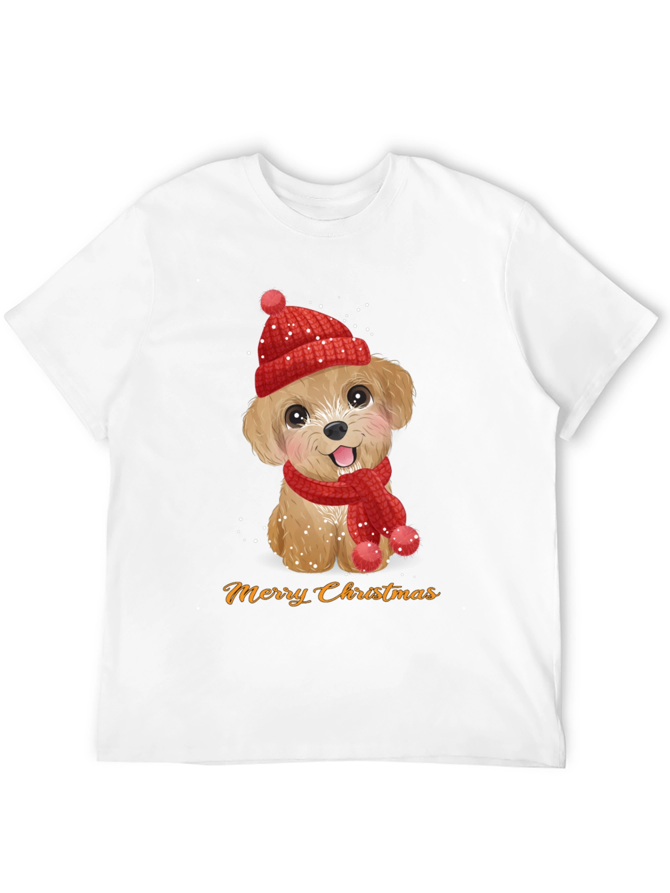 Festive Puppy Christmas T-Shirt