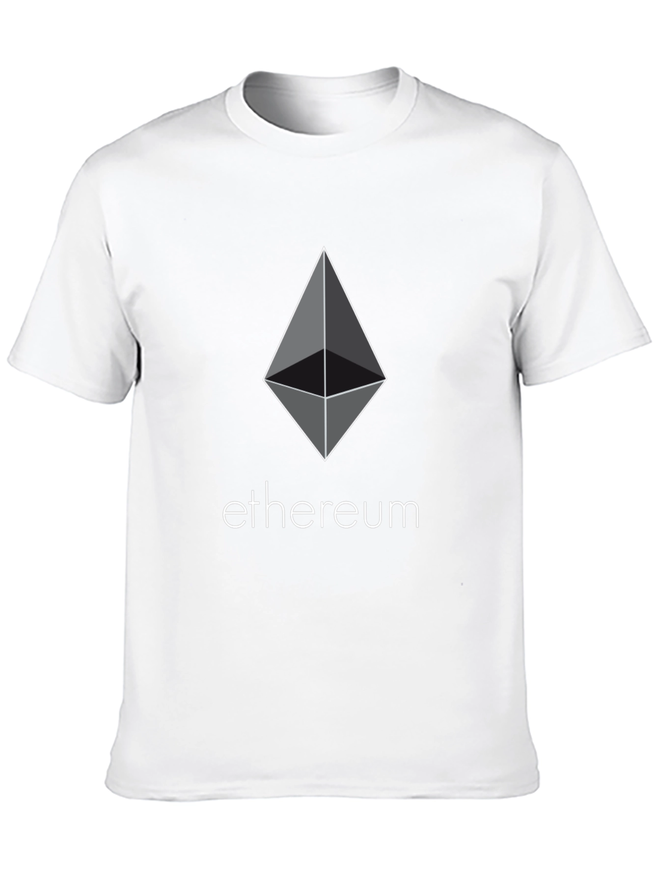 Ethereum Logo Black T-Shirt - Crypto Fashion