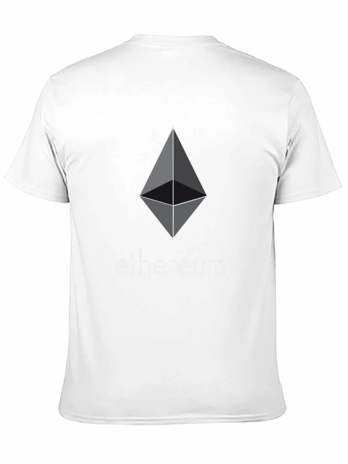 Ethereum Logo Black T-Shirt - Crypto Fashion