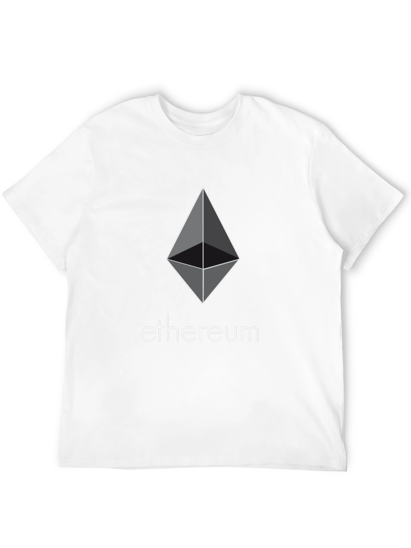 Ethereum Logo Black T-Shirt - Crypto Fashion