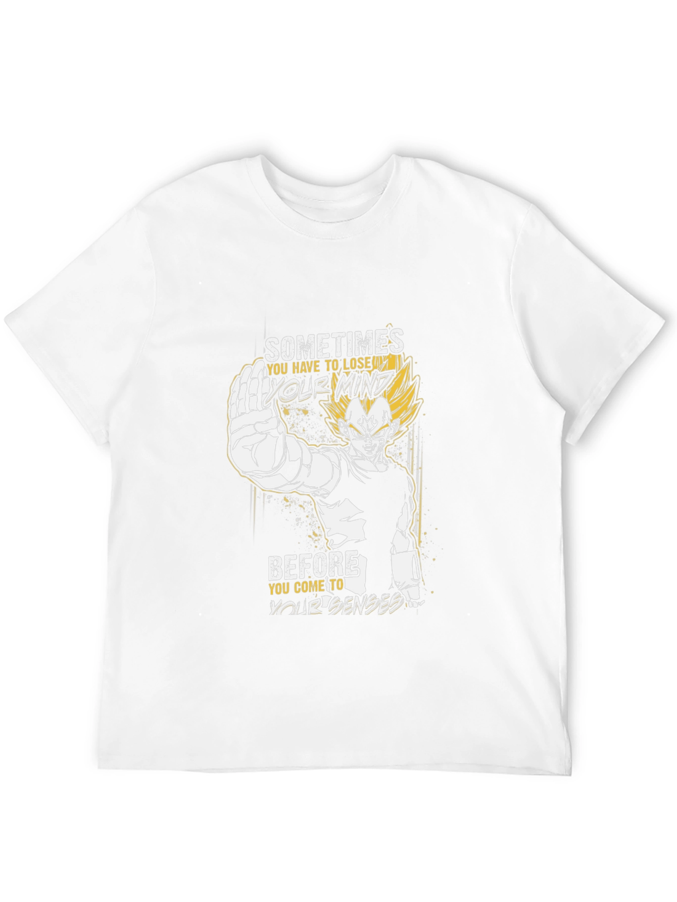 Vegeta Mind Loss Black Graphic Tee