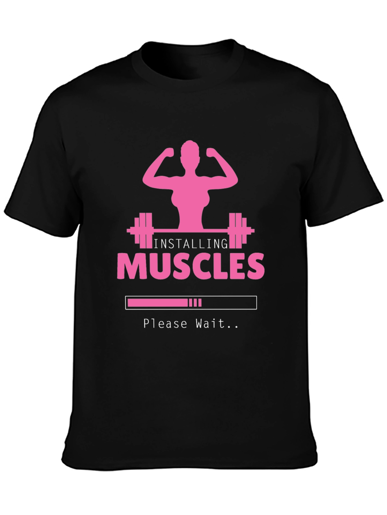 Installing Muscles Graphic Tee - Black