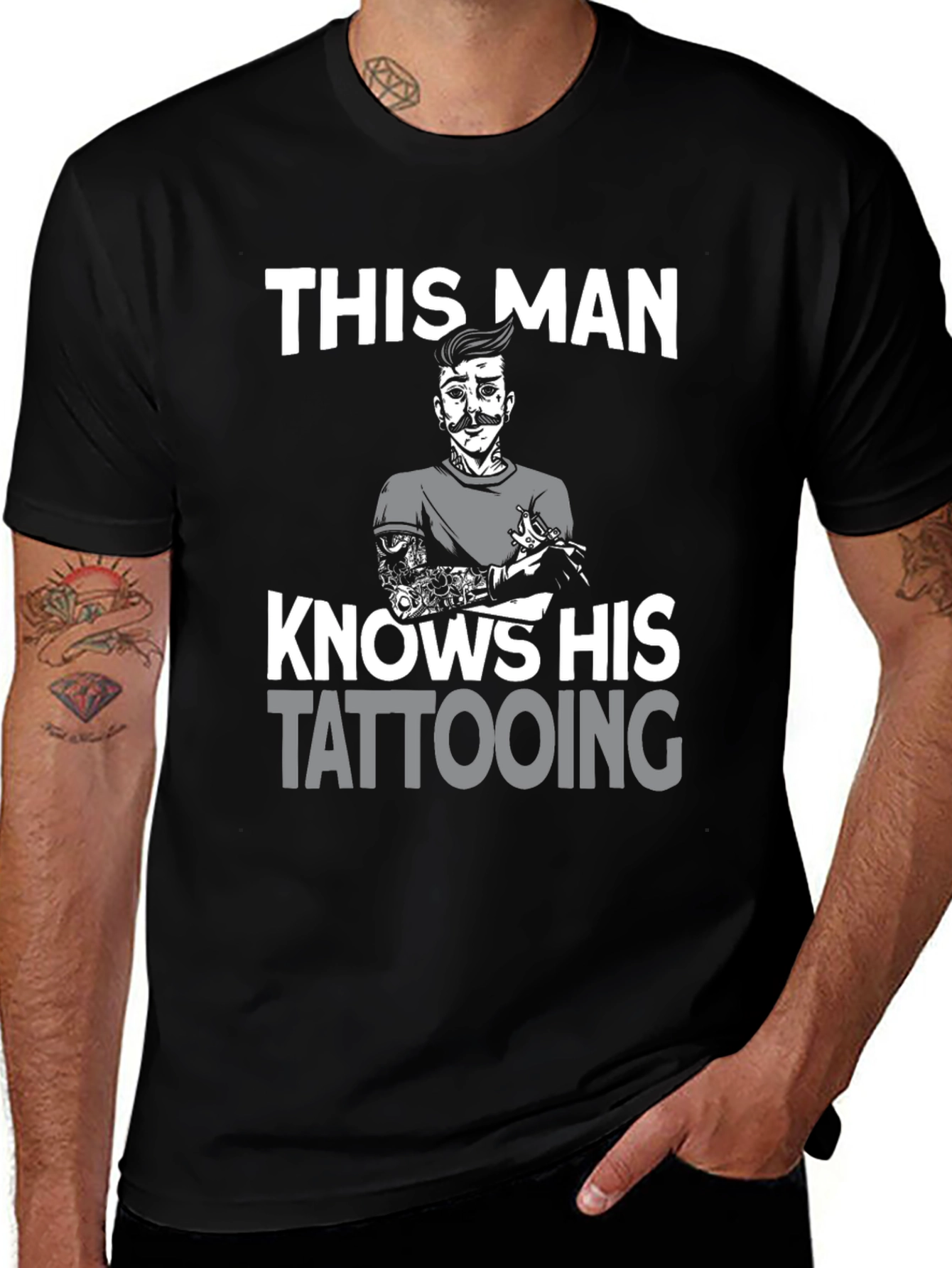 Tattoo Artist T-Shirt - This Man Knows His Tattooing