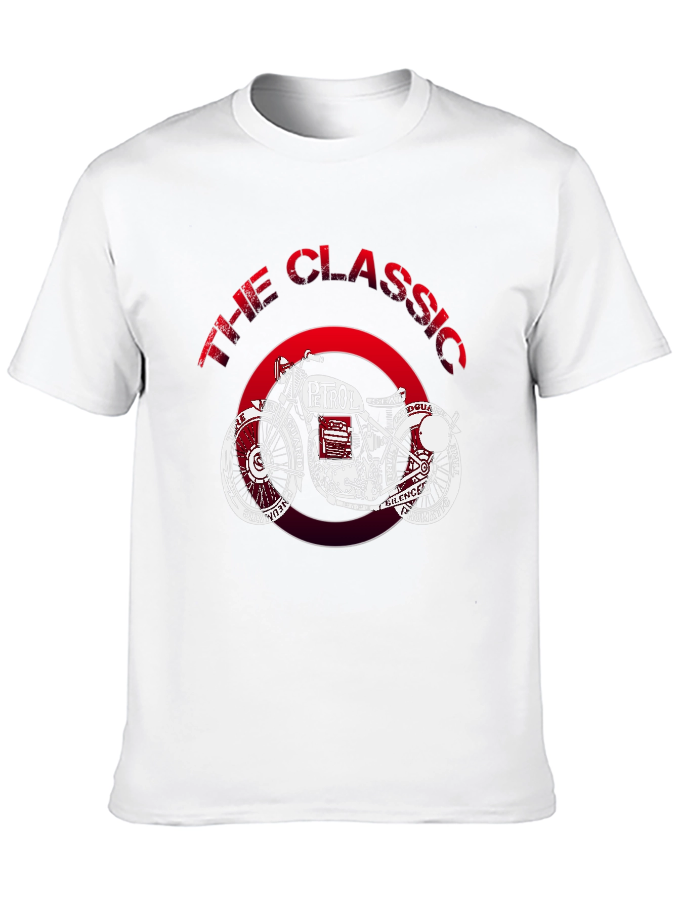 Classic Petrol Motorcycle Graphic T-Shirt