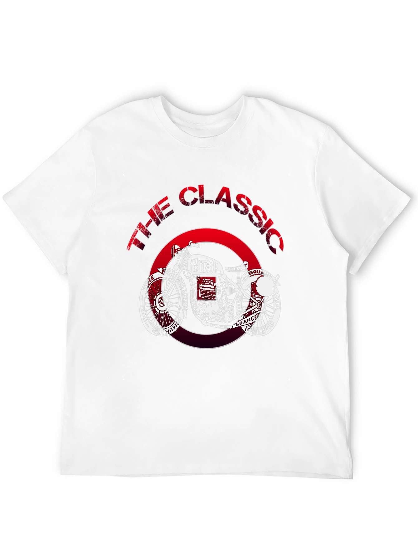 Classic Petrol Motorcycle Graphic T-Shirt