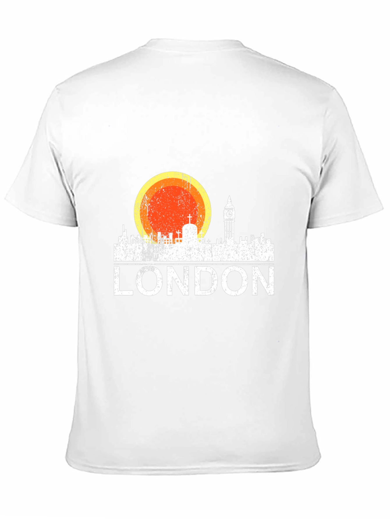 London Skyline Sunset T-Shirt - Black