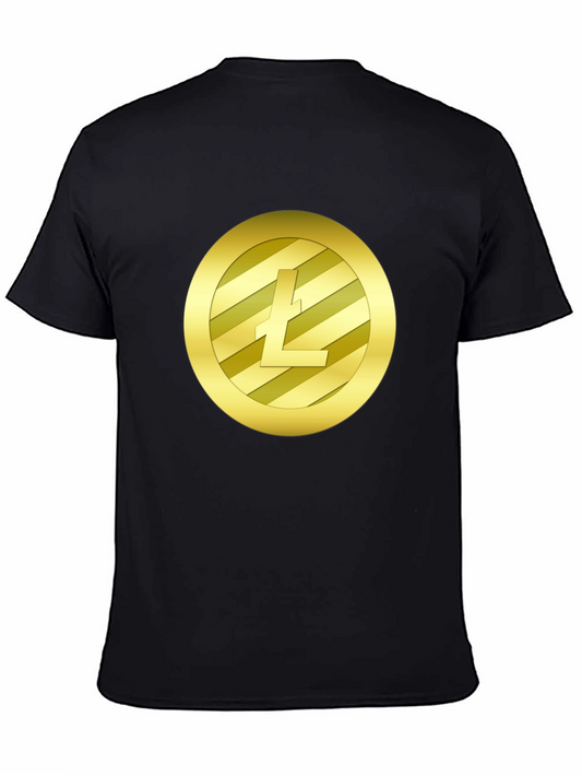Litecoin Cryptocurrency T-Shirt - Black Tee