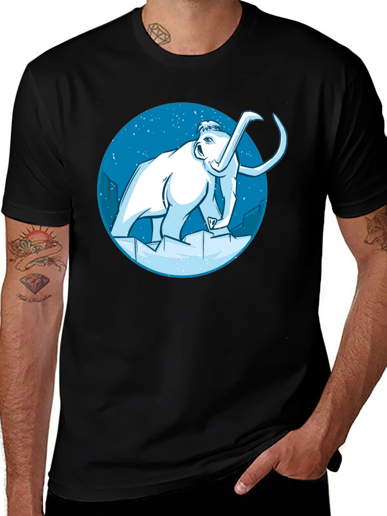 Mammoth Graphic T-Shirt - Cool Black Tee